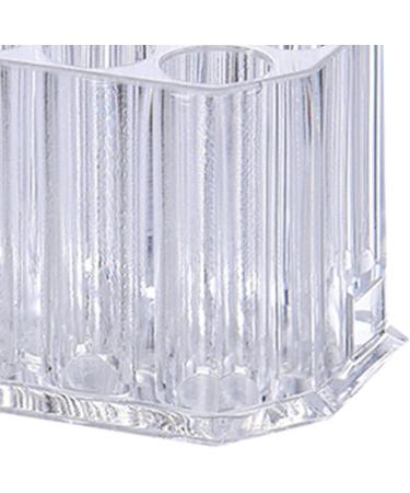 Convenient Eyeliner Holder Organizer for Women 26 Slots Transparent Lip Liner & Eyebrow Pencil Organizer Ideal for Makeup Brushes and Accessories - Buy Online on GoSupps.com