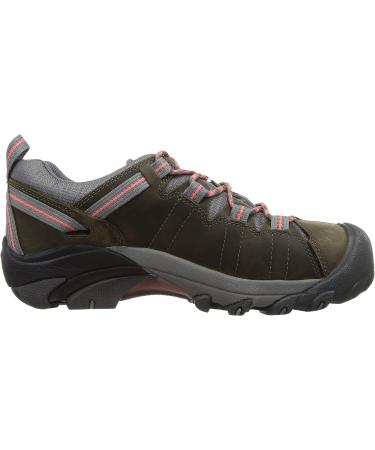 KEEN Women's Targhee 2 Low Waterproof Hiking Shoes 8.5 - Magnet/Coral - Buy Online on GoSupps.com