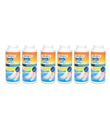 PEBBLE HUG Foot Powder Odour Eliminator Talc for Heels Soothes Refreshes Eliminates Odour Soft Feet Stinky Feet Freshener Talc Odour Remover (Pack of 6)