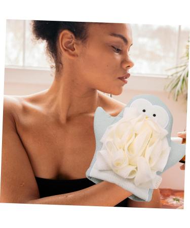Adult Double-Sided Cartoon Bath Flower Wipes & Scrubbing Gloves - Cute Bath Products for Gentle Skin Cleaning - Buy Online on GoSupps.com