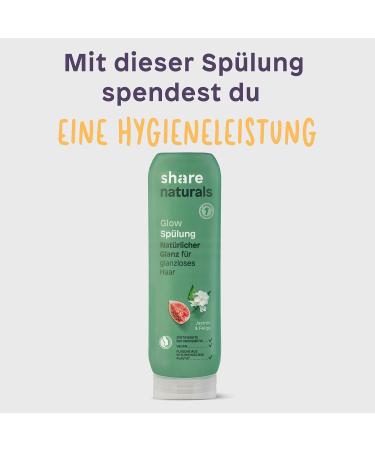 Buy Share Natural Renation Glow 200ml - Silicone-Free Hair Conditioner for Natural Shine | Helps Those in Need | International Shipping - Buy Online on GoSupps.com