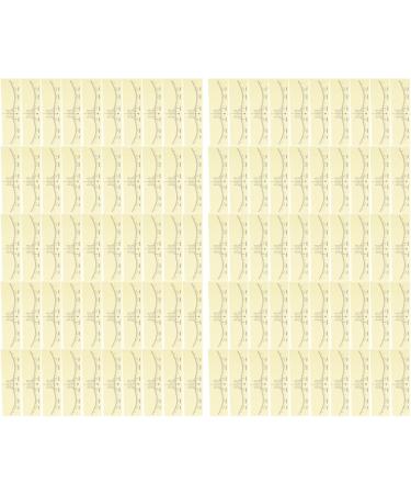 Eyebrow Ruler 100 Pieces Eyebrow Ruler Sticker Perfect Fit Disposable for Design - Buy Online on GoSupps.com