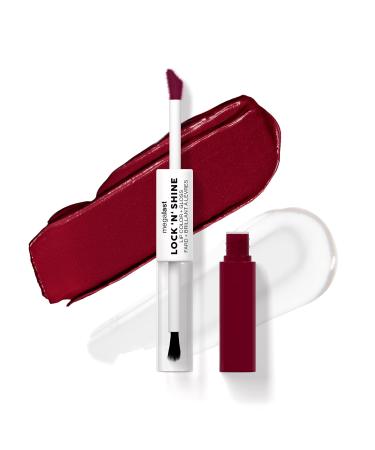 Wet n Wild Megalast Lock n' Shine Dual-Ended Lip Color and Clear Gloss Vitamin E and Jojoba Oil Enriched Formula Sizzling Siren Shade