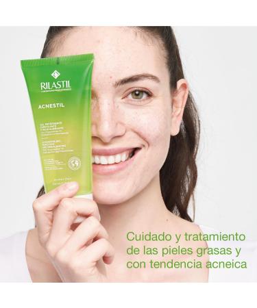 Rilastil Acnestil Anti-Imperfection Gel mixed and fatty acids with acne tending 200 g - Buy Online on GoSupps.com