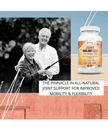 Phytage Labs Joint Relief 911 Natural Supplement - Supports Healthy Cartilage & Joint Mobility - 60 Plant Based Capsules - Buy Online on GoSupps.com