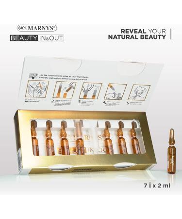  Marnys Marny's Ultimate Flash Cosmetic Ampoules - Lifting Effect - 7 x 2ml ampoules for two weeks - Hyaluronic Acid Pre-Proteoglycans and Pelvetia 60g - Buy Online on GoSupps.com