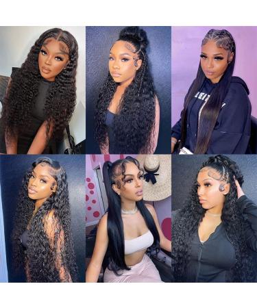 ALI V Real HD Lace Baby Hair Strips - Reusable Swiss HD Lace Edge Strips for Women, Brazilian Virgin Hair, Black Color - 2pcs - Buy Online on GoSupps.com