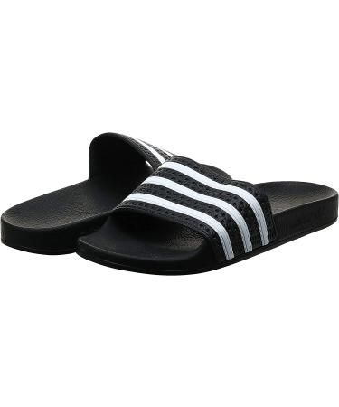 adidas Men's Adilette 11 Black/White/Black Slides - Comfort and Style | Shop Now - Buy Online on GoSupps.com