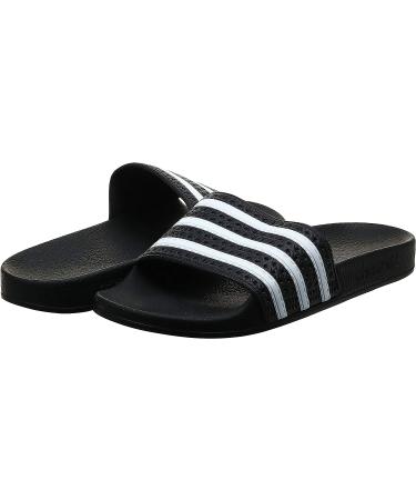 adidas Originals Men's Adilette Slide Sandal 10 - Black/White - Stylish Comfort - Buy Online on GoSupps.com