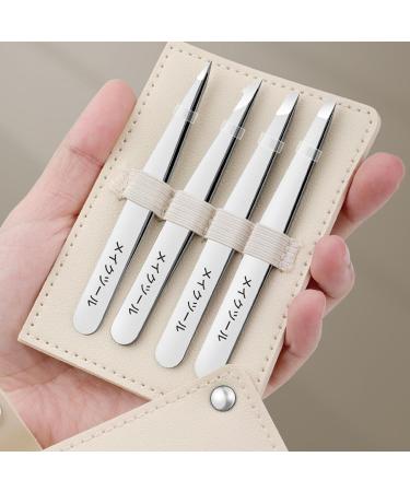 Buy Best Eyebrow Tweezers & Hair Cutting Set | Precision Metal Tweezers for Fine Hairs - Perfect for Beauty Enthusiasts | International Shipping - Buy Online on GoSupps.com