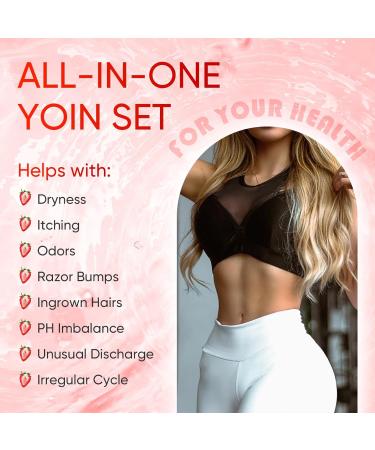 Organic Feminine Wash & Yoni Soap Bar | pH Balanced Yoni Oil for Women | Moisturizing Intimate Care & Odor Removal - Buy Online on GoSupps.com