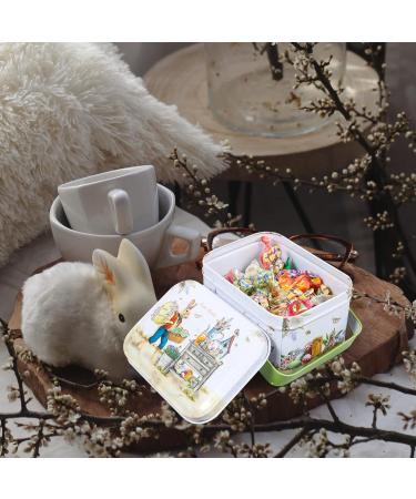 ABOOFAN 1pc Box easter tote mini bunny tinplate biscuit case metal Easter Candy Case Toy Jewelry Box child - Buy Online on GoSupps.com