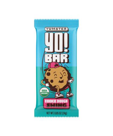 Yo! Bar by Bearded Brothers Vegan Organic Kids Bar | Gluten Free Paleo and Whole 30 | Soy Free Non-GMO Low Glycemic No Sugar Added Fiber + Whole Foods | Cookie Dough | 25 Bars Cookie Dough Swing