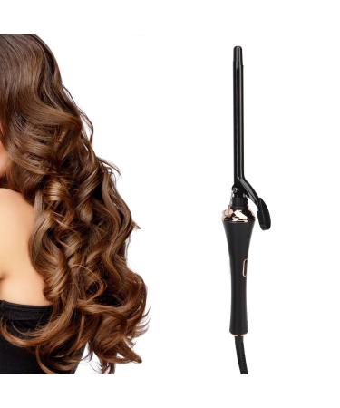 Small Curling Iron Curling Iron Wand Small Curling BB Creams Small Beach Hair Curler Fast Styling for Long Hair 360 Rotating Wire Ultra Thin Ceramic Hair Curler for Home