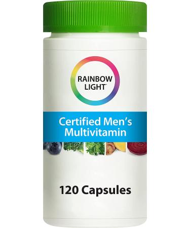 Rainbow Light Men's Multivitamin - 120 Vegetarian Capsules | Certified Nutritional Support - Buy Online on GoSupps.com