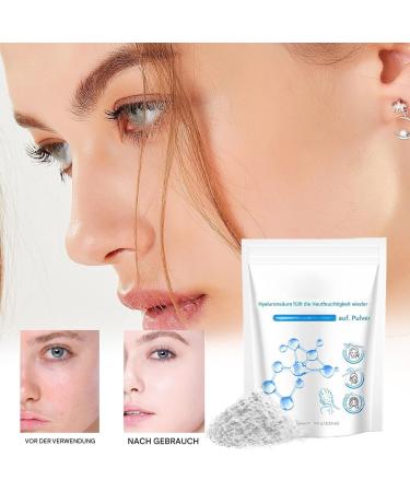  Duqulle Hyaluronic acid powder hyaluronic acid gel for skincare deep hydrating face serum water-soluble moisturizing component for skin hydration supplement - Buy Online on GoSupps.com