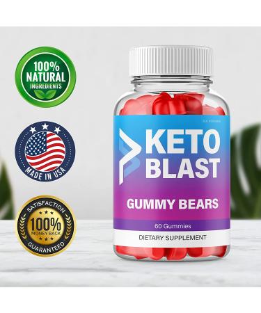 Ketosis Blast Gummies 800mg - Shark Tank Approved Weight Loss Gummy Bears (60 Gummies) - Buy Online on GoSupps.com