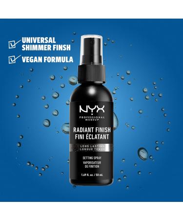 NYX Professional Makeup Setting Spray - Long Lasting Vegan Formula - Radiant Finish - 60 ml - Buy Online on GoSupps.com