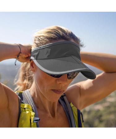 Sunday Afternoons Aero Visor - Black/Gray Slate | Ultimate Sun Protection for Outdoor Adventures - Buy Online on GoSupps.com