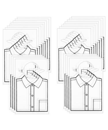 100pcs Adult Bibs, Disposable Plastic Bibs for Men Women, 14"x23.4", Waterproof and Oil-proof, Large Stain Liquid Repellent Bibs with Unique Design, Clothing Protectors for Personal Use, Home Care