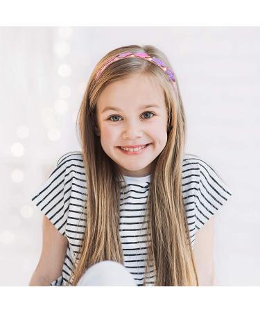 Whaline 12Pack Rainbow Glitter Heart and Star Headbands for Girls | Hair Accessories Set - Buy Online on GoSupps.com