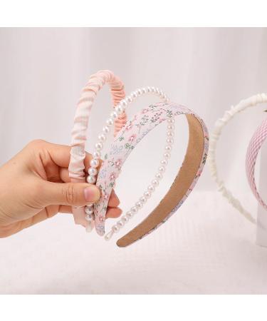 COMNICO Fashion Headbands for Women 7 Pieces Non Slip Girls Headbands Set Cute Fabric Sparkly Multiple Color Hair Bands Hair Accessories for Women Girls Kids Colorful A - Buy Online on GoSupps.com