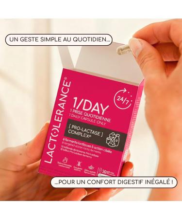  Lactol rance LACTOLERANCE 1/DAY | Lactase Precursor | 24-Hour Protection | 1 Capsule/Day | Lactic Acid Bacteria | Improves Lactose Digestion | All Levels of Intolerance (12 boxes (12 months)) - Buy Online on GoSupps.com