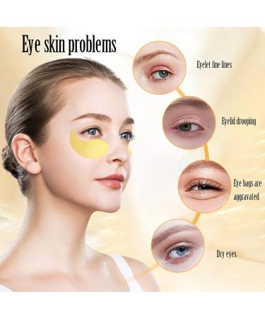 30 Pairs 24K Gold Under Eye Mask | Hyaluronic Acid & Collagen Eye Gel Pads | Anti Aging, Moisturizing, Reducing Dark Circles & Puffy Eyes - Buy Online on GoSupps.com