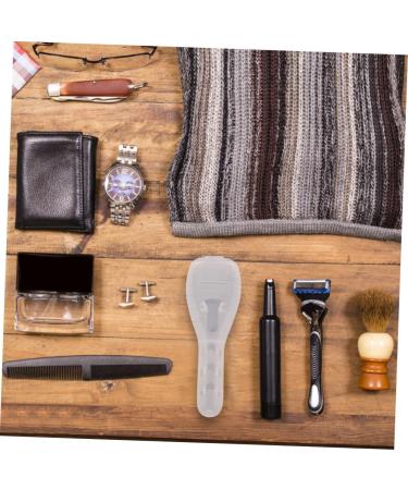 Buy Angoily 8-Piece Men's Razor Case - Durable Transparent Hard Case for Travel | Safe & Stylish Razor Container - Buy Online on GoSupps.com