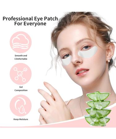 50 Pairs Hydrogel Eyelash Extension Gel Patches Kit - Natural Lash Gel Pads for Beauty Makeup | Eye Mask Pads & Tools for Women - Buy Online on GoSupps.com