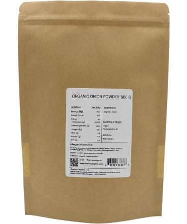 Thames Organic Onion Powder 100g - Flavorful Vegan Seasoning for Cooking & Baking - Non-GMO Certified, Additive and Preservative-Free - Buy Online on GoSupps.com