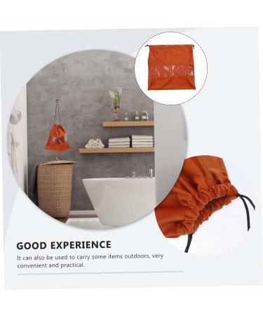 TOVINANNA 3pcs Hair Dryer Storage Bag Travel Bag Organizer Low Wattage Hairdryer Hair Dryer Case Coffee Suede - Buy Online on GoSupps.com