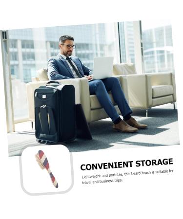 Shop Minkissy Medium Horse Hair Beard Brush - Perfect Barber Tool for Men - Buy Online on GoSupps.com