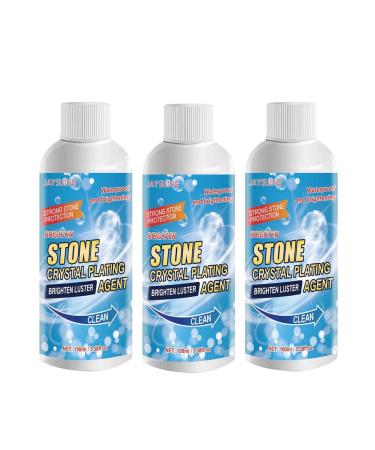 Stone Stain Remover Cleaner Stone Crystal Plating Brighten Luster Agent Clean easy Scrub Effectively Breaks Down And Lifts Even Oil Stains For Marble Quartz Kitchen Cooktops (3)