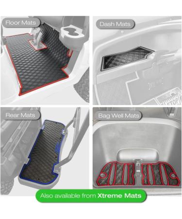 Xtreme Mats EZGO RXV Golf Cart Floor Liner - Full Coverage Mat for EZGO RXV (2008-2022) & 2Five (2009+) - Black/Grey Trim - Buy Online on GoSupps.com