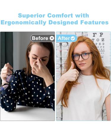 Curved Silicone Glasses Nose Pads - 10 Pairs Self-Adhesive D Shape 3mm Thick for Sunglasses & Student Glasses (Black) - International Shipping Available - Buy Online on GoSupps.com