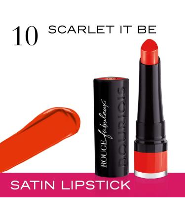 Bourjois Rouge Fabuleux Bullet Lipstick 010 Scarlet 2.3g - Pack of 1 - Buy Online on GoSupps.com
