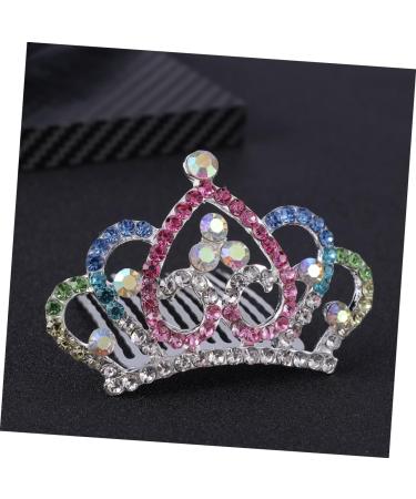 FRCOLOR Set of 2 Crystal Headpieces for Children Wedding Crown Wedding Headpiece Rhinestone Headwear for Women Mini Crowns Combs for Children Royal Party Mini Comb Hair Girls Edition Card - Buy Online on GoSupps.com
