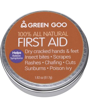 Green Goo Natural Skin Care Salve First Aid Skin Repair Cream 1.82-Ounce Large Tin 3-Pack - Buy Online on GoSupps.com