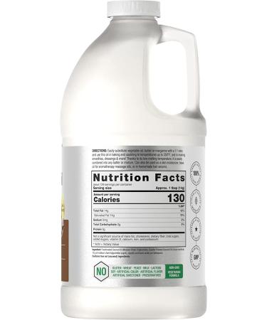 Horbaach Liquid Coconut Oil 64 oz - Fractionated, Unflavored & Keto Friendly | Vegetarian, Non-GMO, Gluten Free - Ideal for Cooking - Buy Online on GoSupps.com