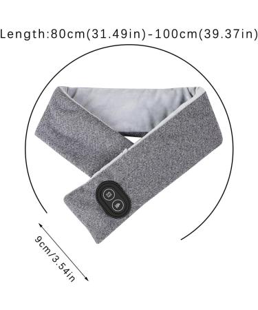 Buy Heated Neck Scarf Warmer - Cordless Intelligent Neck Wrap for Pain Relief | Thicken Bundle for Ultimate Comfort | International Shipping Available - Buy Online on GoSupps.com