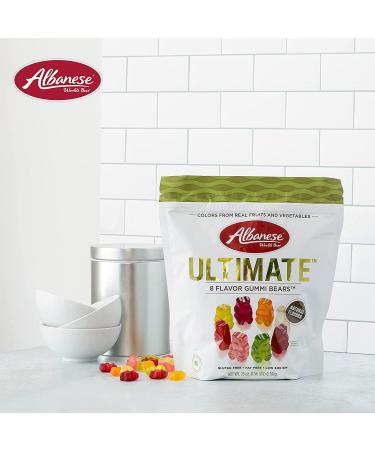 Albanese Ultimate 8 Flavor Gummi Bears - 25 oz Bag - Buy Online on GoSupps.com