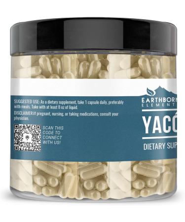 Earthborn Elements Psyllium Husk and Yacon Root Bundle 200 Capsules Pure & Undiluted No Additives - Buy Online on GoSupps.com