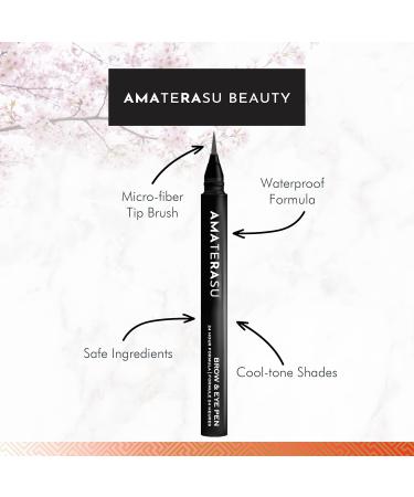 Shop Amaterasu 2-in-1 Eye Liner & Eyebrow Pen - Waterproof Smudgeproof 24Hr Formula for Flawless Makeup - International Shipping Available - Buy Online on GoSupps.com
