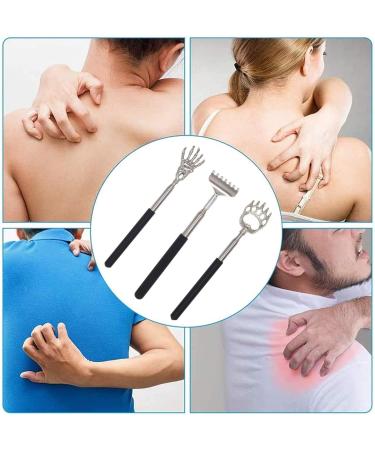 Premium Hualiang 3-Piece Back Scratcher Set | Telescopic & Portable | Relief from Itching | Ideal for Back & Head Itch Relief | Includes Storage Bag - Buy Online on GoSupps.com