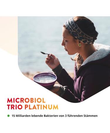 Buy Vitals Microbiol Trio Platinum 60 Capsules - High Dose Probiotics with 15 Billion Living Bacteria | International Shipping Available - Buy Online on GoSupps.com