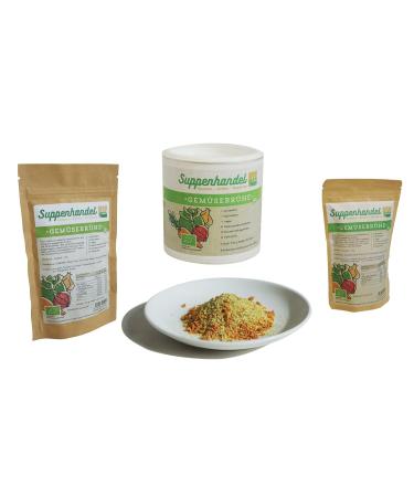 Organic Vegetable Broth 250g - Vegan Lactose-Free Seasoning & Soup Without Flavor Enhancers | 12.50L | Soup Trade - Buy Online on GoSupps.com