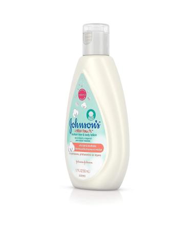 Johnson's CottonTouch Newborn Baby Face and Body Lotion 1.7 fl. oz - Made with Real Cotton - Buy Online on GoSupps.com