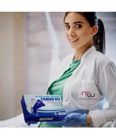 Advanced Sterile Suture Tool Kit - First Aid Field Emergency Practice Thread with Needle Disposable Clinical Rotation Stapler Training - Wound Closure & Veterinary Use - Buy Online on GoSupps.com