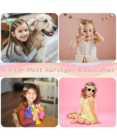 Colorful 56-Piece Hair Clips Set for Girls - Rainbow Sweets & Flower Designs | Perfect Hair Jewelry for Toddlers & Teens - Buy Online on GoSupps.com